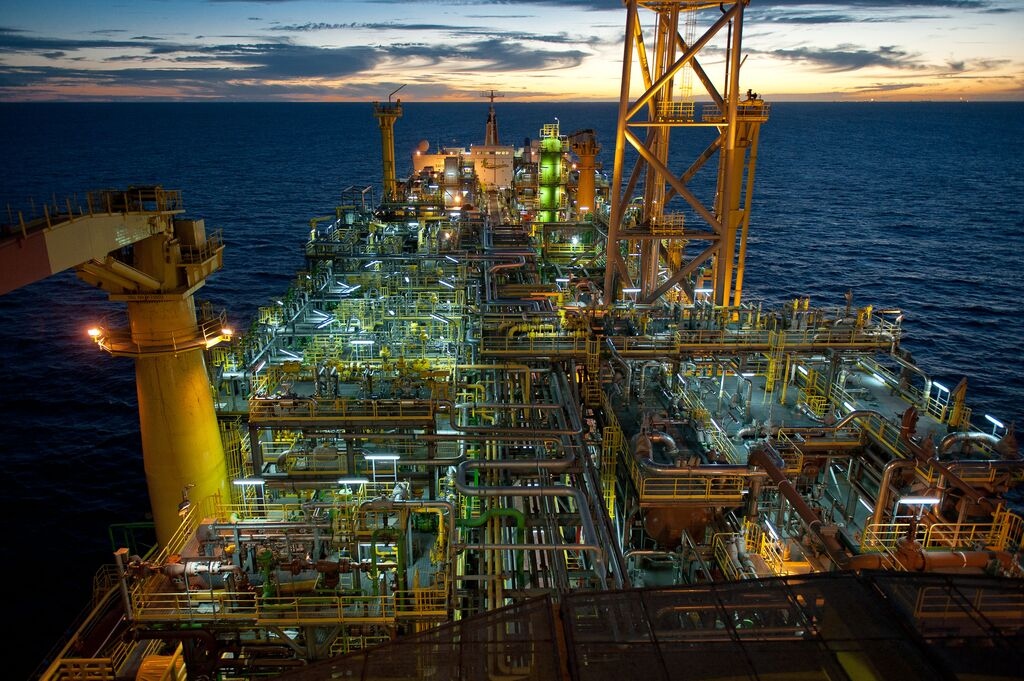 Tiefsee-Ölförderplattform vor der brasilianischen Küste (Bild: Roberto Rosa, Shell)